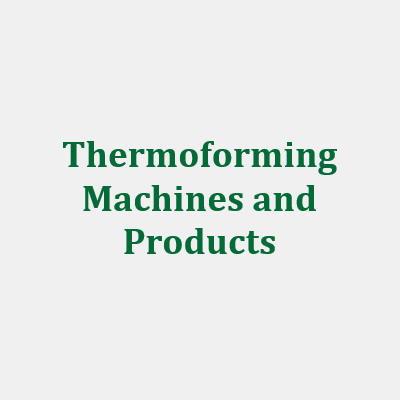 Thermoforming machines and products